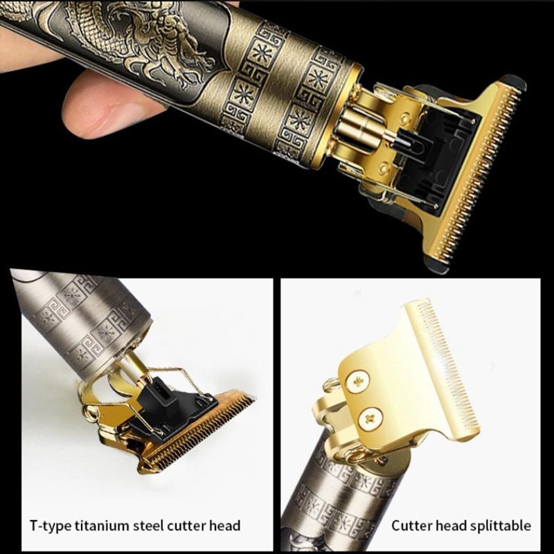 T9 Professional Hair Trimmer Wireless Electric Hair Clipper Beard Shaver Men Hair Cutting Machine Barber Big Blade Cutting Tools