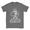 Freizeit The Regal Beagle T-Shirt für Herren Rundhals Reines Baumwoll-T-Shirt Kurzarm-T-Shirts Bedruckte Oberteile