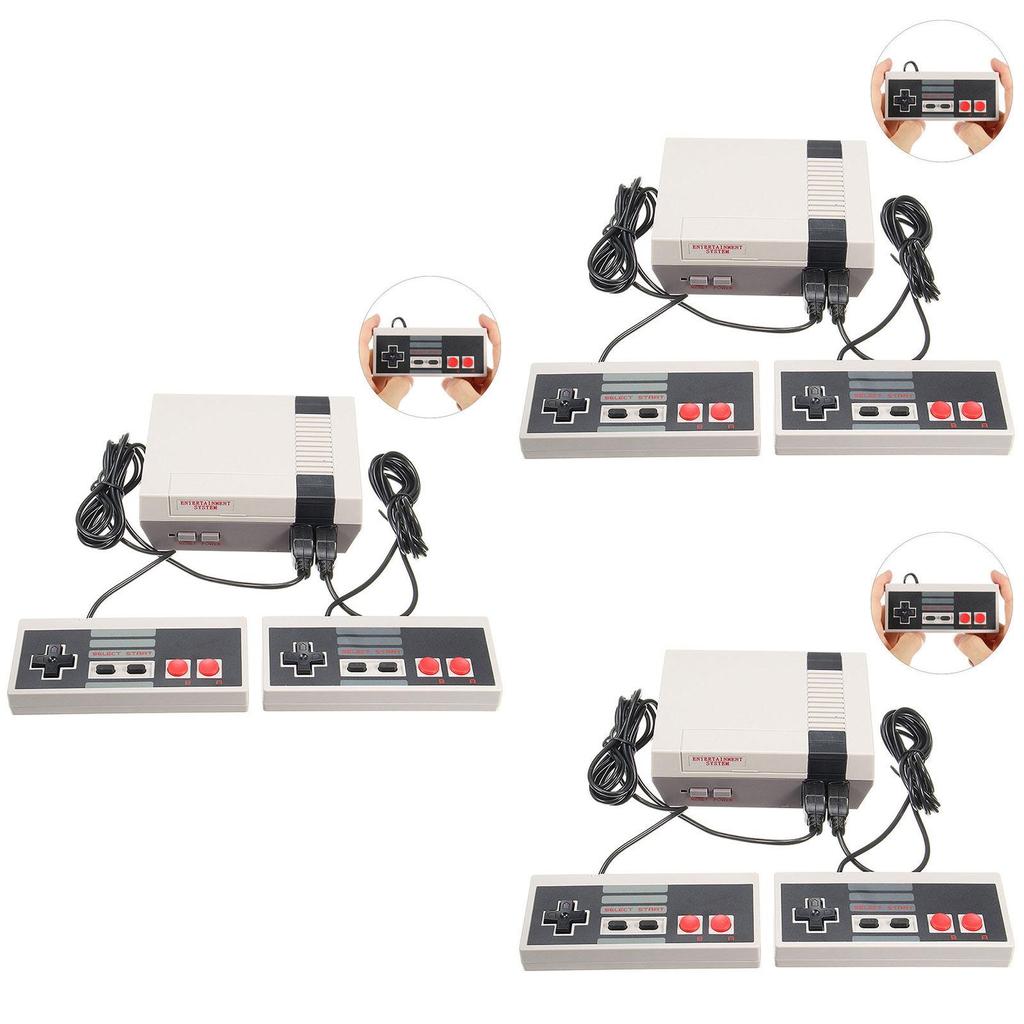 Mini Retro TV-Spielkonsole mit 500 klassischen integrierten Spielen und 2 Controllern für zeitlosen Spaß