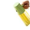 Sprühgieß-Doppelzweck-Glasölkanne Sprühölkanne Haushalt Küche mit Schloss Auslaufsichere Öl-Essig-Gewürzflasche