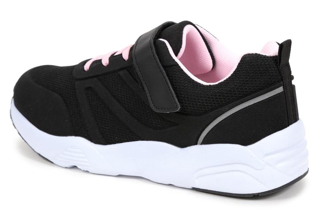 Junior z odblaskową gumką na 24 cm [Akiriko] sneakersy, wodoodporne przez 4 godziny, antybakteryjne, antyzapachowe, antypoślizgowe, materiał, sznurowadła, rzep,