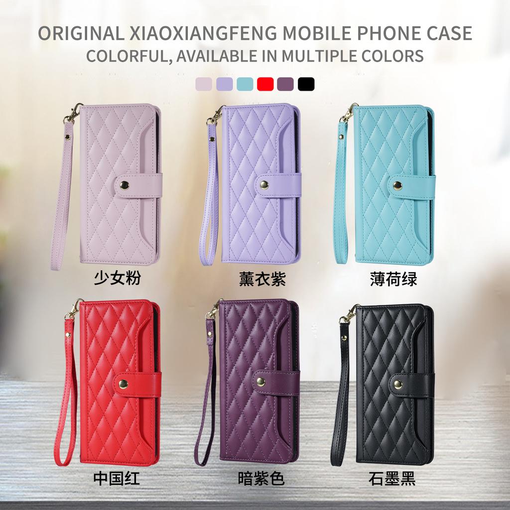 Crossbody Cards Solt Wallet Leather Flip Case For iPhone 16 15 Pro Max 14 Plus 13 12 Book Stand Lanyard Strap Bag Purse Cover