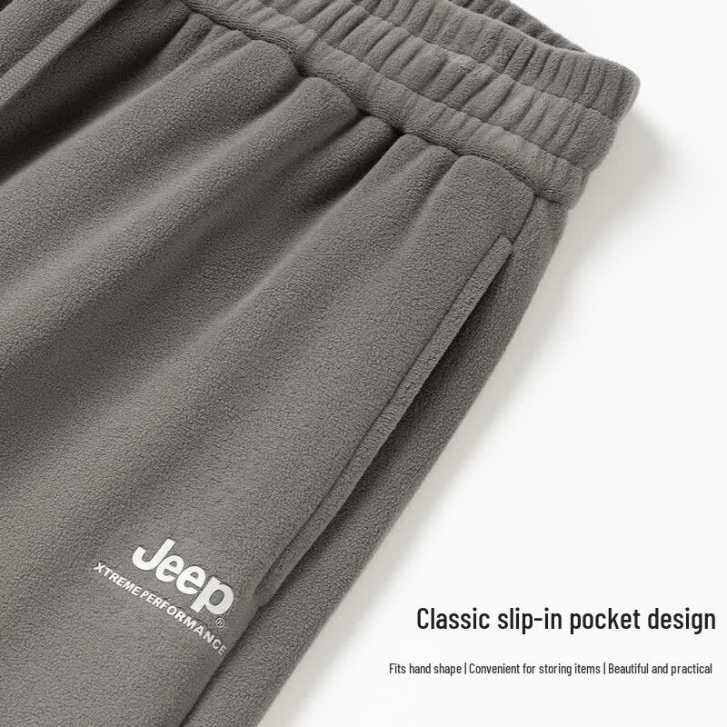 Jeep Men's Wool Blend Thermal Fleece Lined Pants