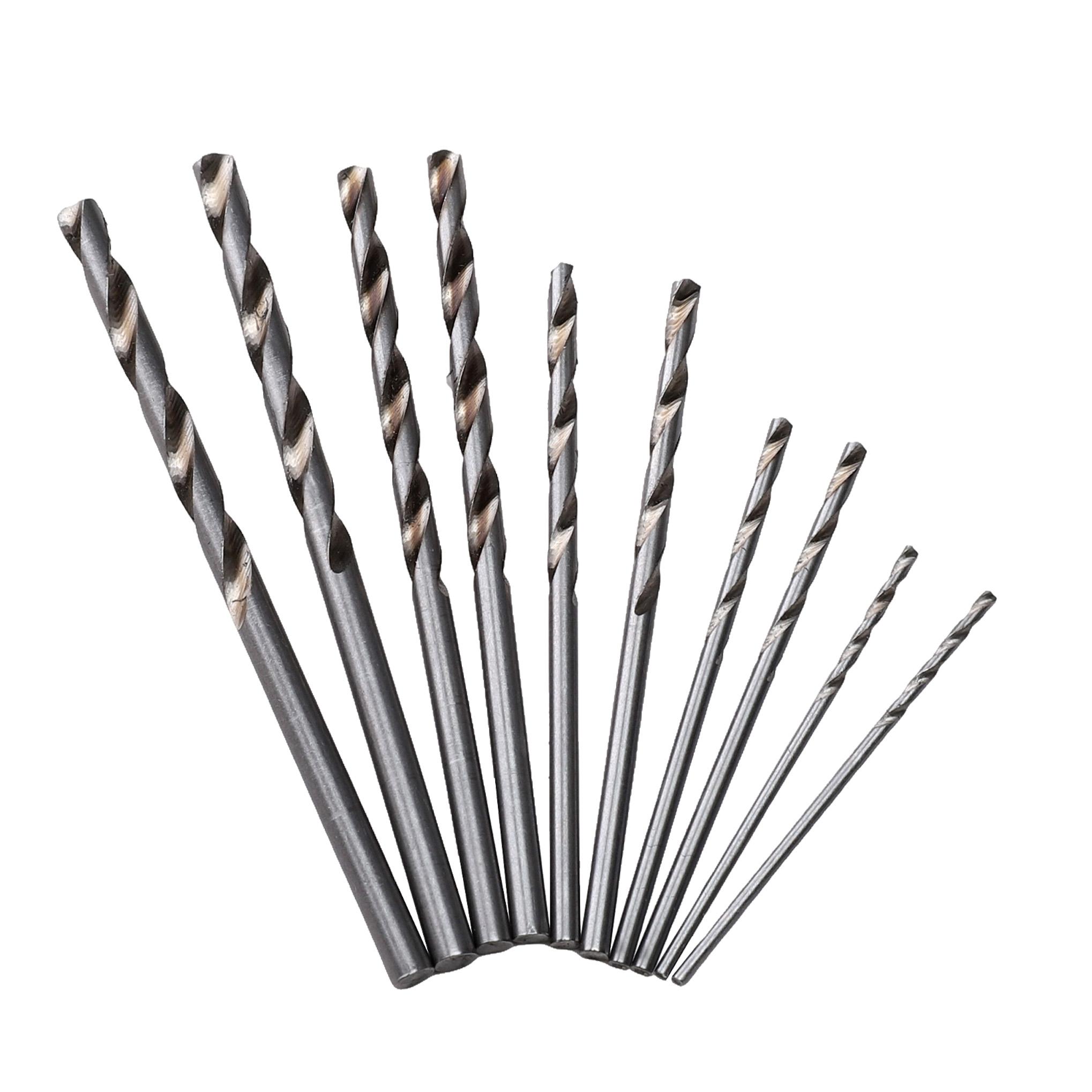 

АБС Инженерный Пластик Быстрые Восемь Отверстий Плоскогубцы Алюминиевый Сплав Жареные Пончики Сверло 1/1.5/2/2.5/3mm*2 10Pcs серебряный