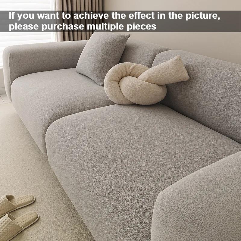 Chenille Fabric Thicken Elastic Sofa Cover 1/2/3/4 Seater Couch Covers For Living Room Furniture Protector Slipcover Removable