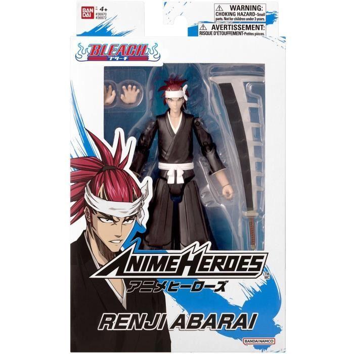 Anime Heroes Figurine 17 Cm - Abarai Renji - Bleach - BANDAI