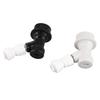 2Pcs Home Brewing Ball Lock Keg Connector + 8mm‑1 4in FFL Quick Push‑Fit Connector