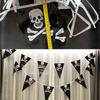 Birthday Skull Pennant Triangle Flags Birthday Halloween Pirate Banners