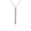 Chic 925 Sterling Silver Bar Pendant Chocker Statement Necklaces Punk Style New Year's Gifts Fine Jewelry For Women Collares