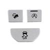 For Range Rover Evoque 2016- Silver Aluminum Control Start-Stop Button Cover