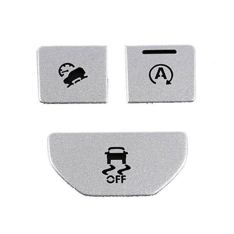 For Range Rover Evoque 2016- Silver Aluminum Control Start-Stop Button Cover
