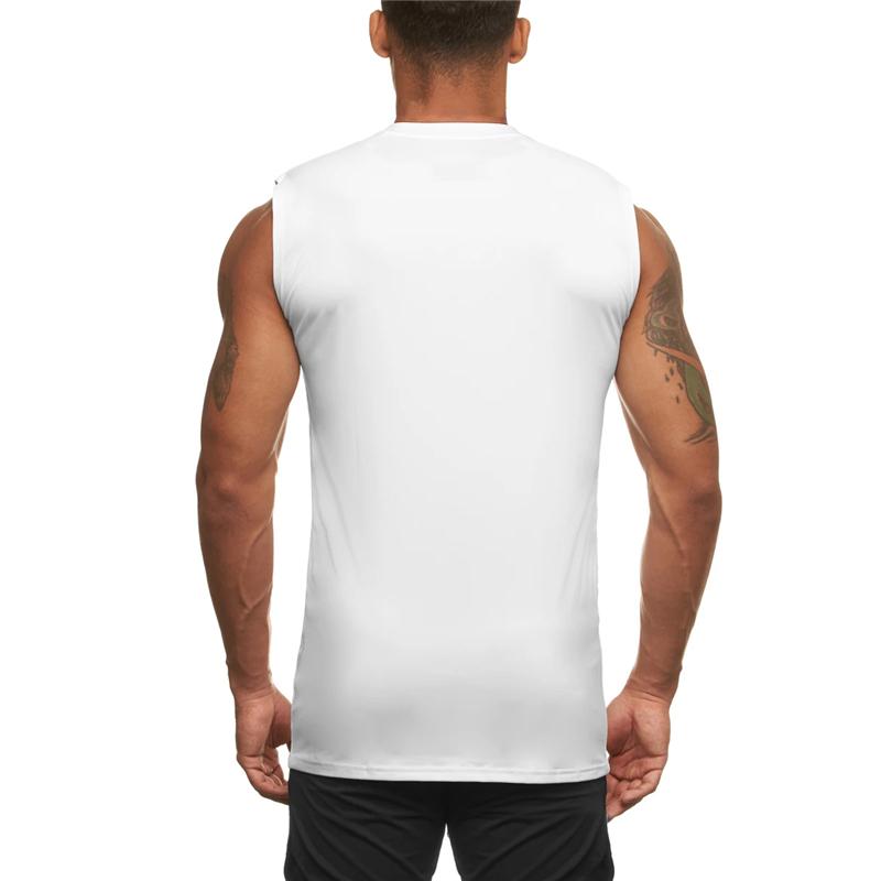 Muscleguys New Compression Gym Training Tank Tops Men's Sports T-shirt Summer Breathable Fitness Running Vest Quick Drying Sleeveless Tops