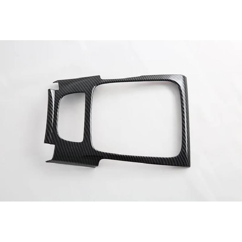 For MG ZS 2017- Car Accessories Carbon Fiber Style Gear Shift Panel Center Console Cover Trim Frame