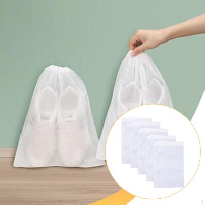 5 Stück Vlies Schuhaufbewahrungstaschen Staubdichte Tasche Praktischer Leichter Schuh-Organizer