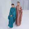 2023 Loriya LR620 Solid Color Long Swing Robe Dress