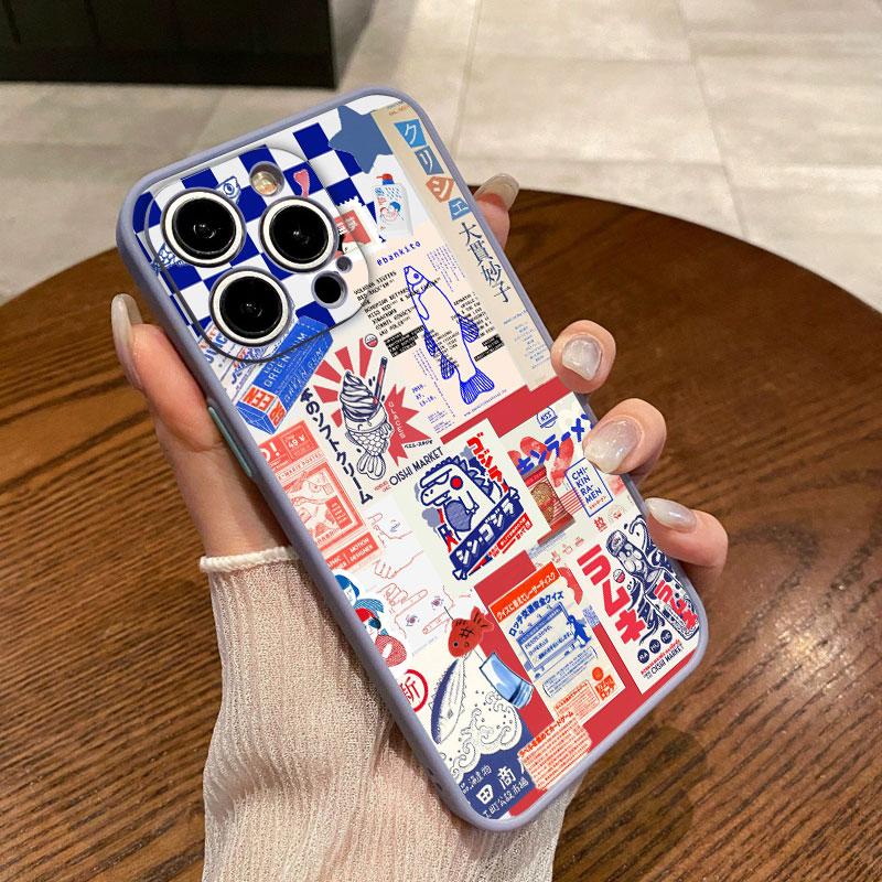 European Fresh Sardines Crab Phone Case For IPhone 16 15 14 Pro Max Plus 13 12 Mini 11 Pro Max X XR XS 8 7 Plus SE2 Back Covers