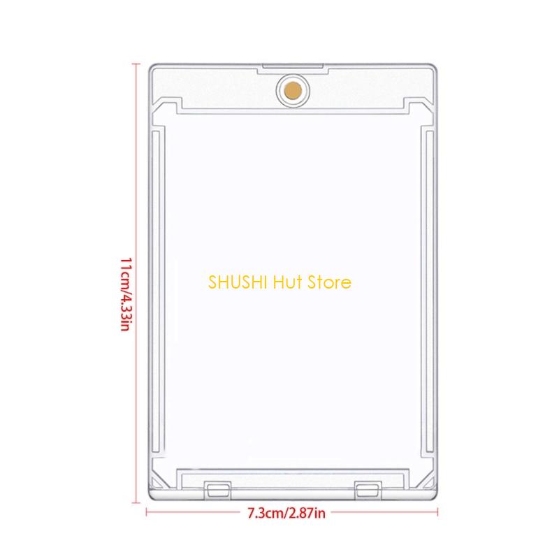 Secured Trading Card Display Transparency Modular Dustproof Protections For Valuable Collections D57B