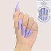 24Pcs/Set Matte Manicure Full Cover Nail Tips Ballerina Nail Coffin Fake Nail False Nails