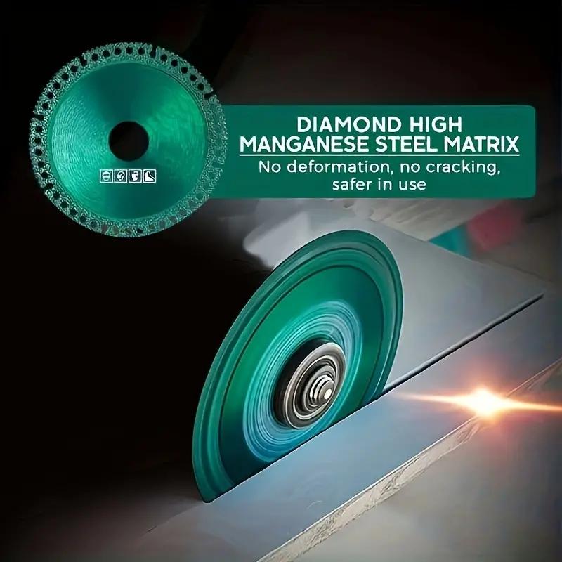 2/5 Pack Diamond Cutting Wheels Precise Cuts On Ceramic Compatible with All Materials Angle Grinder Metal Cutting Disc Tools