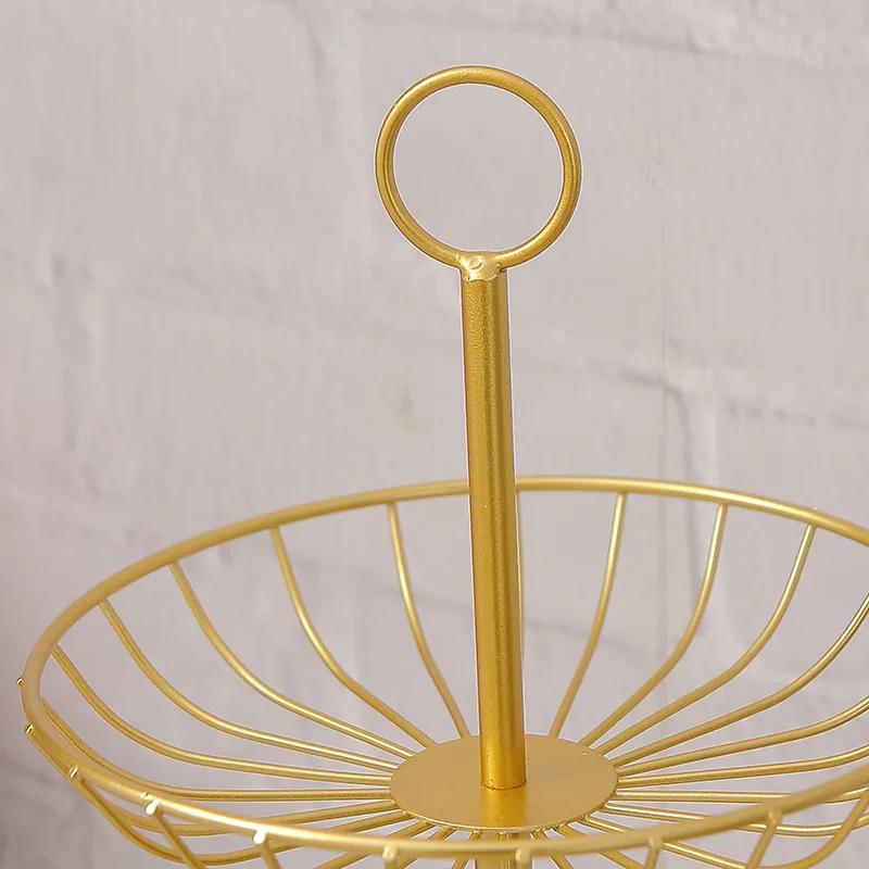 Panier à fruits en métal noir à 3 niveaux, assiette de fruits, comptoir de comptoir, plateau de Style rétro noir, panier de rangement, support de Buffet de bonbons