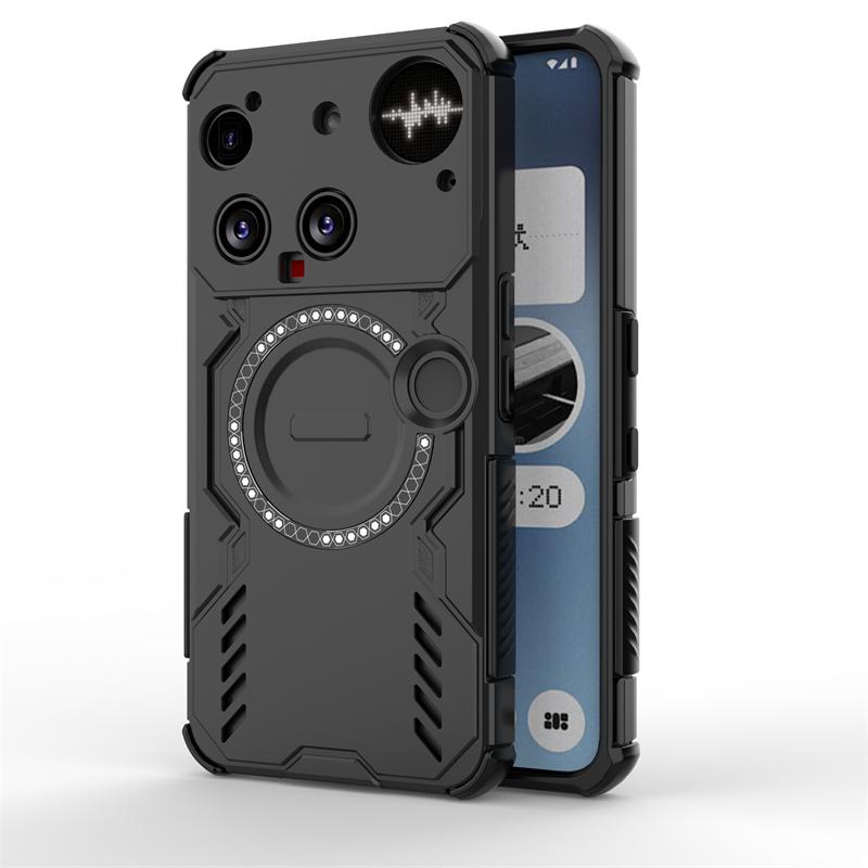 Für Nothing Phone 3 Hülle Nothing Phone 3a Pro Stoßfest Magnetische Adsorption Kabelloses Laden Rückseite Für Nothing Phone 3 Hülle