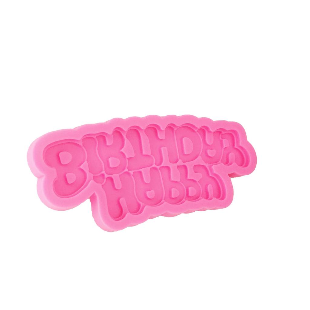 DIY Happy Birthday Shape Sugarcraft Silicone Molds Letter Chocolate Fondant Cake Decorating Tools