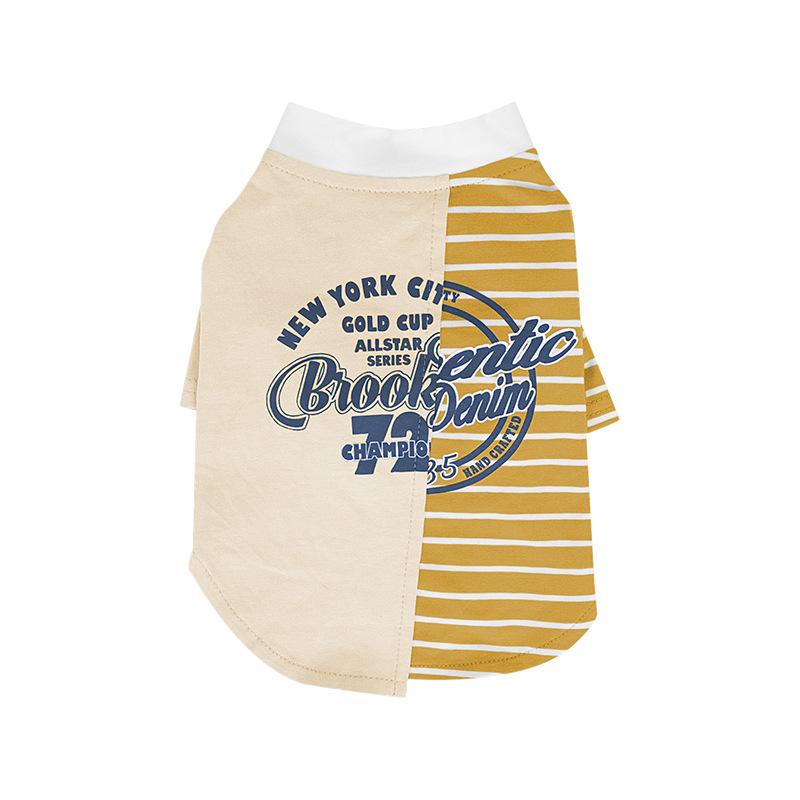 

Ins pet clothes spring and summer thin breathable teddy bear schnauzer dog clothes trendy dog clothes 2XL