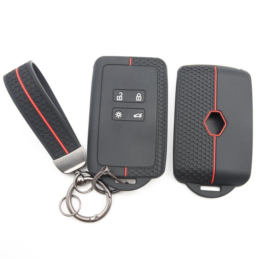 Sleutelhoes voor Renault Duster Captur Arkana Kadjar Clio Megane Austral Laguna met Sleutelhanger Krasbestendige Bescherming Schokbestendige Bescherming