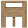 LED Headboard Artisan Oak 100 x 18.5 x 103.5 cm Engineered Wood