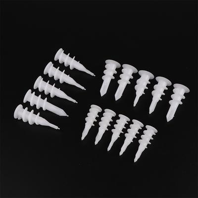 20-teiliges selbstbohrendes Trockenbauanker-Set aus Kunststoff, Kunststoffstift, selbstbohrendes Trockenbauanker-Set, selbstbohrend und installierbar