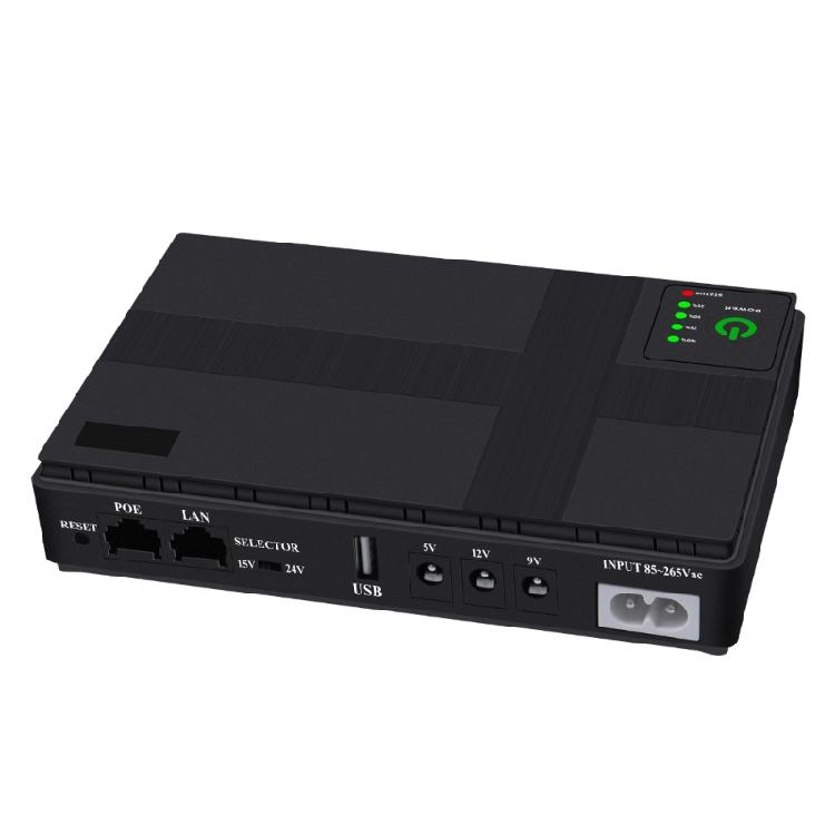 10400mAh Mini UPS 5V 9V 12V Battery Backup Portable Uninterruptible Power Supply