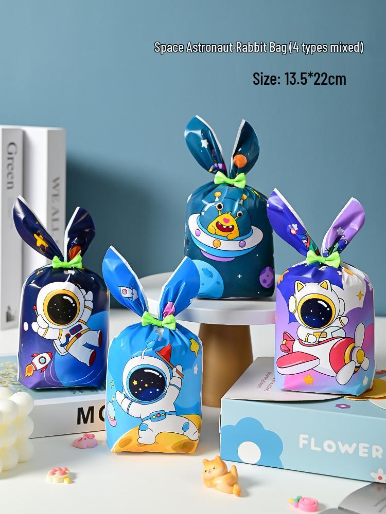 Cute Rabbit Ears Gift Bag for Candy, Cookies & Snacks