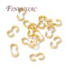 50-100Pcs 18K Gold Plated 3 Shape Clasps Connectors For Jewelry Making,Clasp For Bracelets Accessories DIY Jewelry Making