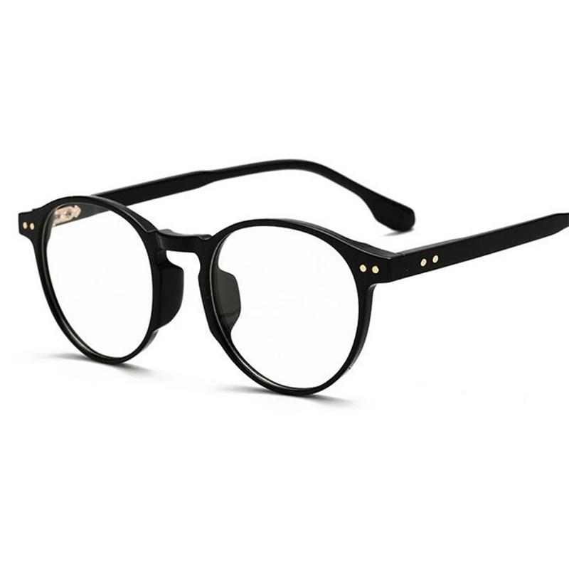 Rice Nails Round Frame Anti-blue Light Computer Optical Glasses Women Men TR90 Multifocal Progressive Prescription Eyeglasses
