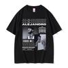 Camiseta Gráfica de Algodón Oversize para Hombre con Diseño del Álbum 'Todo De Ti' del Cantante Rauw Alejandro Moda Hip Hop Vintage Camisetas para Hombre