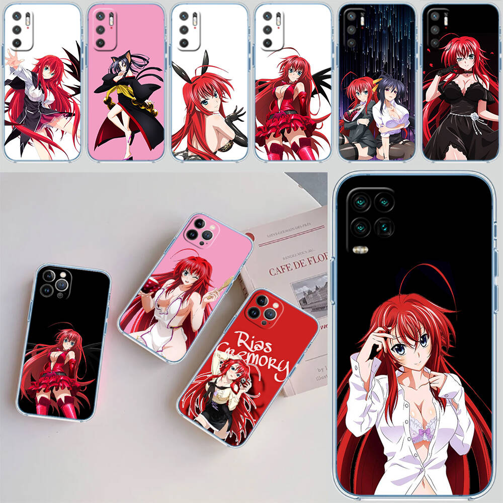 Rias Gremory Case for Motorola G10 G20 G04 E30 E40 E22 E20 E13 E15 G22 G23 G05 G75 G35 G55 E22S E7 G6 G7 G8 G9 Plus Power Play