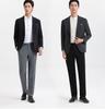 Langdeng Men's Casual Suit - Machine Washable, Breathable, High-End