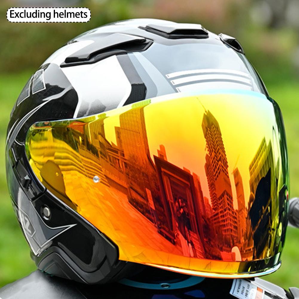 Motocyklové helmy Vízor Čočky helem Vízory Pokovení Ochrana proti UV Zorník pro helmu SHOEI J-CRUISE 1-3 J-FORCE4 Díly helem