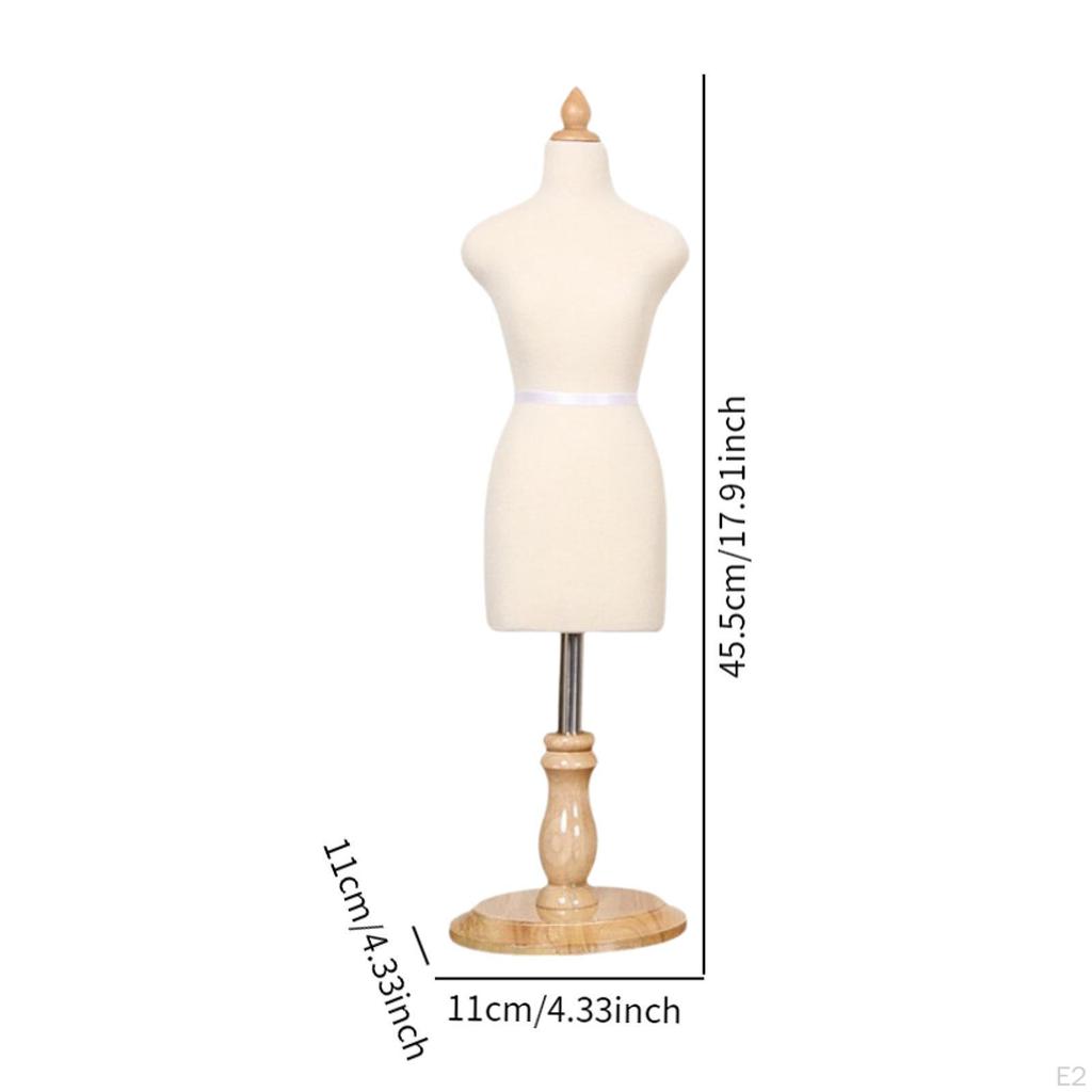 Weibliche Schneiderpuppe, Mini-Schneiderpuppe in Größe 1/4 XS zum Nähen für Schneiderei
