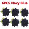 6-2PCS Artificial Flower Napkin Rings Rose Napkin Ring Serviette Buckles Holder Table Decoration Wedding Valentine's Day Party