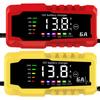12V 6A Smart Repair Battery Charger LCD Display Smart Fast Charger Car Battery Maintainer Automotive Tools