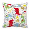 Office Sofa Car Cushion Cover Luxury Home Decoration Pillow Cover Cute Cartoon Little Dinosaur Animal Pattern