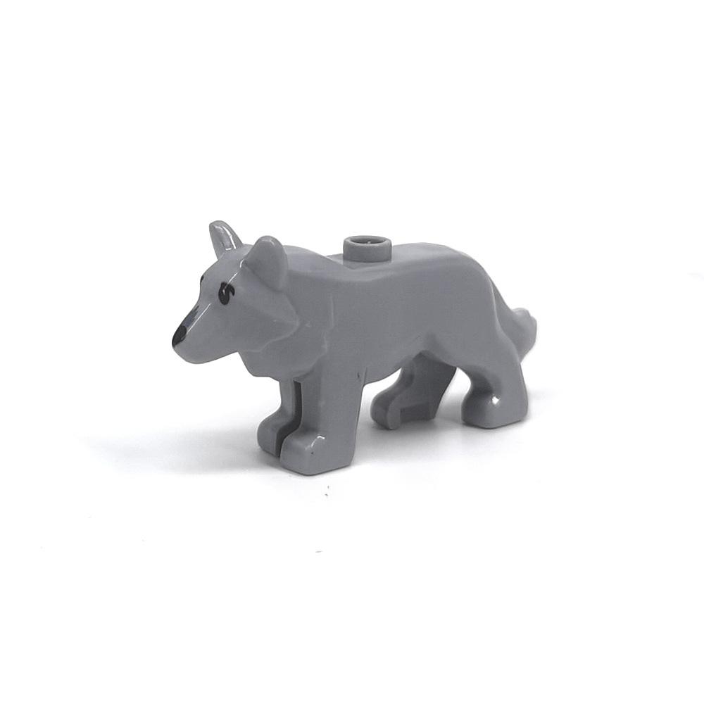 MOC City Series Animal Building Block Figures Goat Wolf Zoo Fram Accessories Block Bricks Children Toys Playsets Gift Present