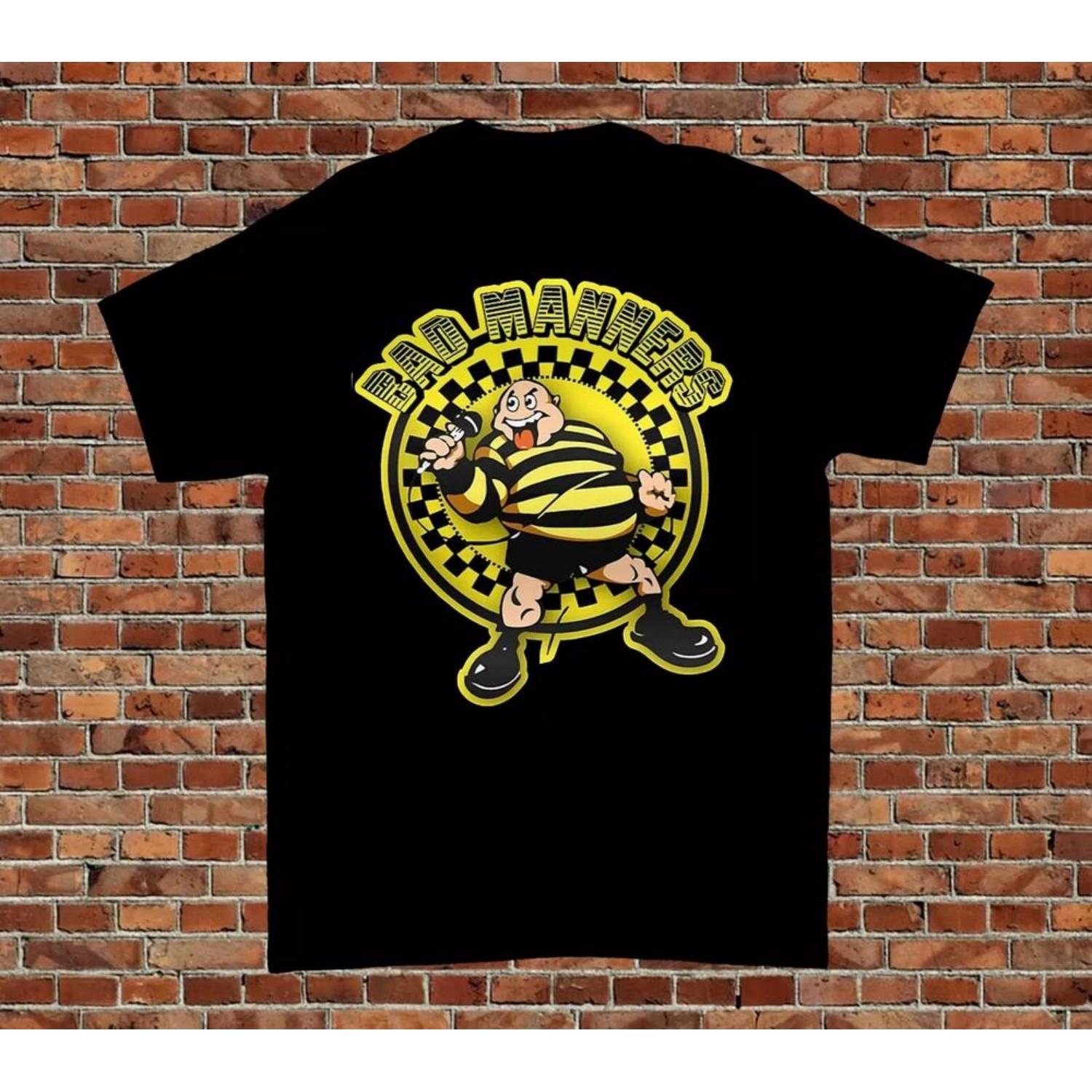 

New Bad Manners Band Gift For Fan Black All Size S-5XL Shirt Unisex T-Shirt S чёрный