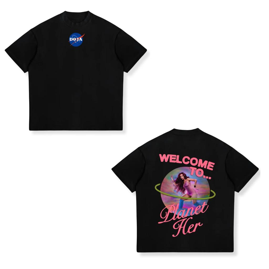 Doja Cat Wearing Sam Hyde Inspired Internet Meme T Shirt Unisex Women Hip Hop Oversized Tshirt Unisex Cotton Tees Unisexs Streetwear