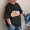 Cute children's fashionable T-shirt Capybara illustration perfect for summer wear