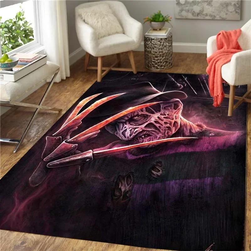 Horror Series Carpet Living Room Home Decor Sofa Table Rug Anti Slip Chair Cushion Lounge Mat Picnic Camping Children Art