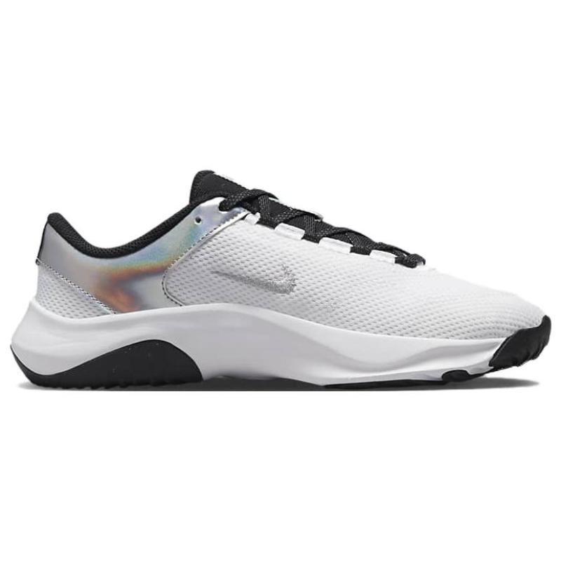Nike Legend Essential 3 Next Nature Premium 'White Silver' Women's Training Soccer Shoes DQ4674-100