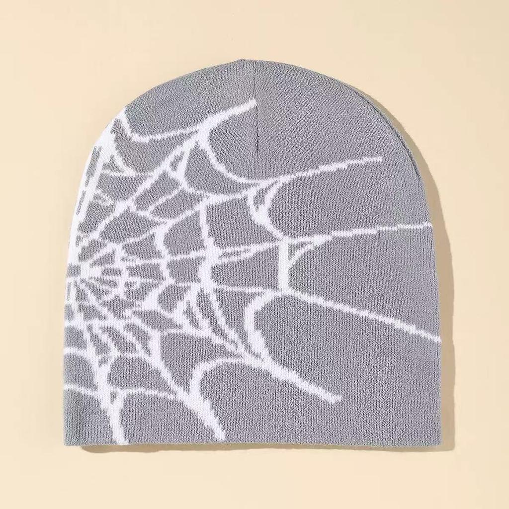 Herfst & Winter Koreaanse Stijl Spinnenweb Gebreide Muts - Warme Wol, Veelzijdig, Trendy