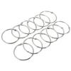 Hot Sale Round Stainless Steel Hooks Rings Shower Curtain Bathroom Tools Easy Glide